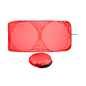 tapasol colapsible redondo color rojo