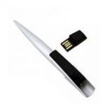 USB 8GB CORAZON PLATEADO METALICO
