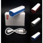 POWER BANK CON CABLE USB IPHONE 2600 MAH