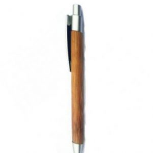 Lapicero bambu con clip de plastico