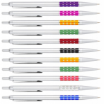LAPICERO PLASTICO, CLIP METALICO, CRISTALES