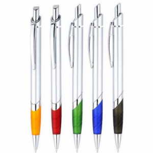 LAPICERO PLASTICO, CLIP METALICO, PUNTA DE GOMA