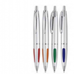 LAPICERO PLASTICO, CLIP METALICO, PUNTA GOMA