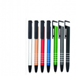 LAPICERO METALICO TOUCH CON SOPORTE PARA CELULAR TINTA AZUL
