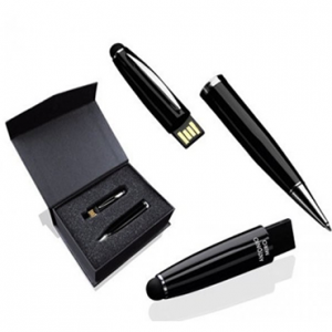 USB 8GB LAPICERO METALICO, TOUCH, USB. GRABADO LASER