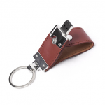 USB DE 8GB EN CUERINA MARRON