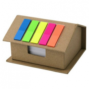 memopad ecologico forma de casa
