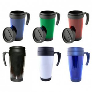 mug de plastico