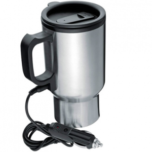 mug metalica con conexion usb para auto