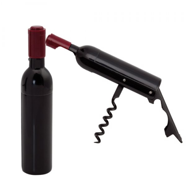 saca corcho tipo botella de vino de material metalico en allpublicidad.com.pe