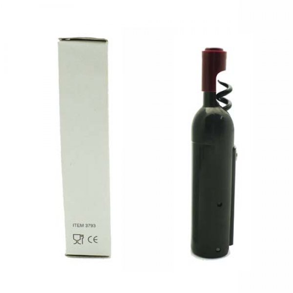 saca corcho tipo botella de vino de material metalico en allpublicidad.com.pe