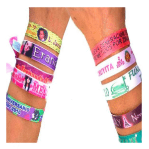 Cinta Brazalete de cinta satinada con impresión a full color