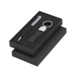 SET LAPICERO METALICO + LLAVERO METAL