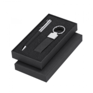 SET LAPICERO METALICO + LLAVERO METAL