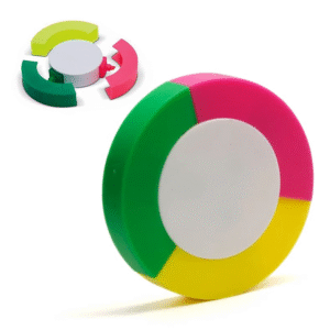 resaltador circulo de 3 colores