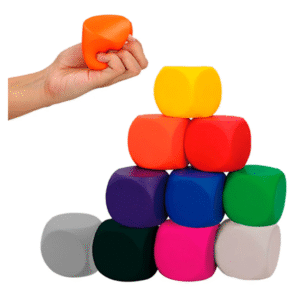 cubo antiestres de colores