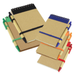 libreta ecologica con lapicero