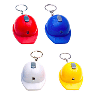 llavero casco destapador con linterna