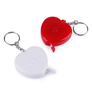llavero wincha corazon de plastico