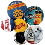 pin publicitario de diferentes medidas con logo personalizado