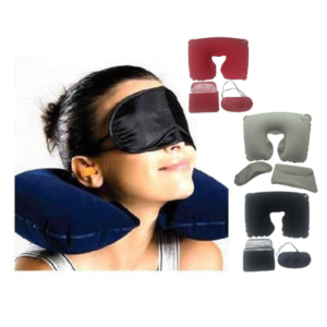 ALMOHADA DE CUELLO CON FUNDA Y ANTIFAZ