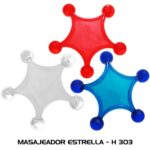 masajeador estrella de plastico en allpublicidad