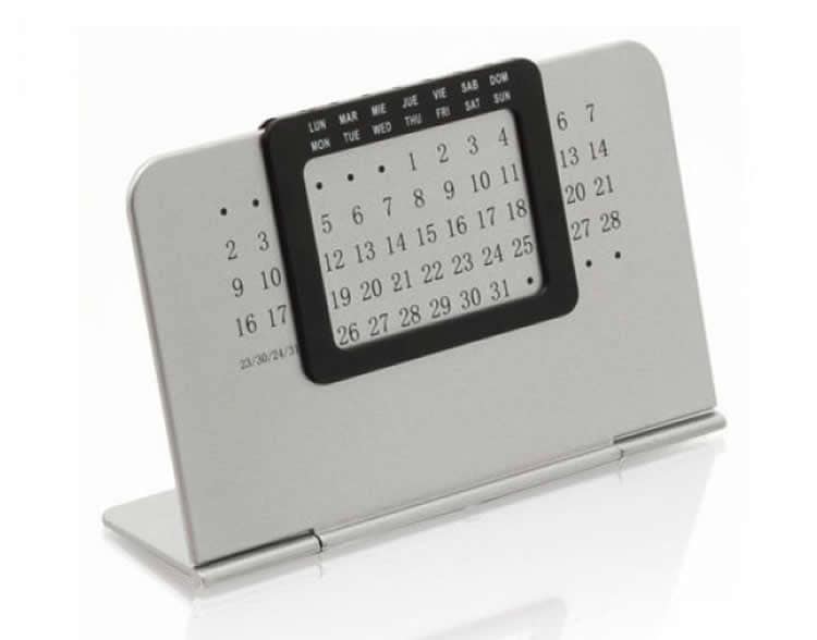 calendario perpetuo de plastico