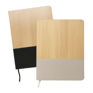 cuaderno biocuero con diseño bambu en allpublicidad