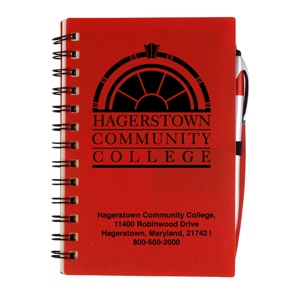 cuaderno plastificado con posit, porta lapicero, porta carnet en allpublicidad