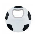 destapador circular modelo futbol con posavaso en allpublicidad