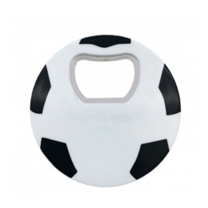 destapador circular modelo futbol con posavaso en allpublicidad