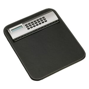 Mouse pad cuerina con calculadora