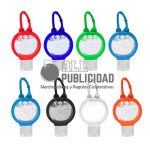 gel antibacterial redondo con sujetador de silicona en allpublicidad