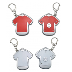 llavero plastico linterna modelo camiseta o polo en allpublicidad