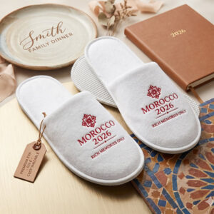 pantufla bordada