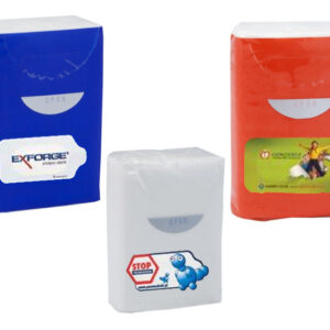 pañuelos tissue con sticker full color en allpublicidad