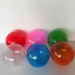 pelota de playa transparente en allpublicidad