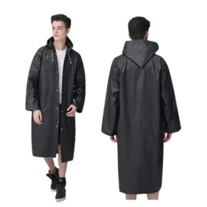 poncho con capucha impermeable