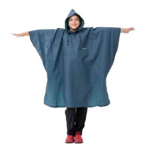 poncho con capucha impermeable