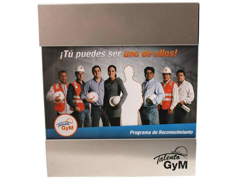 porta foto metalico