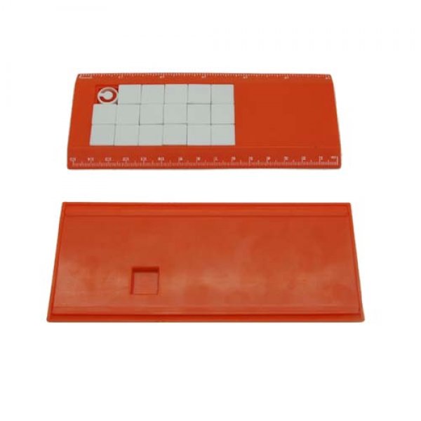Mini rompecabeza o puzzle con regla en allpublicidad