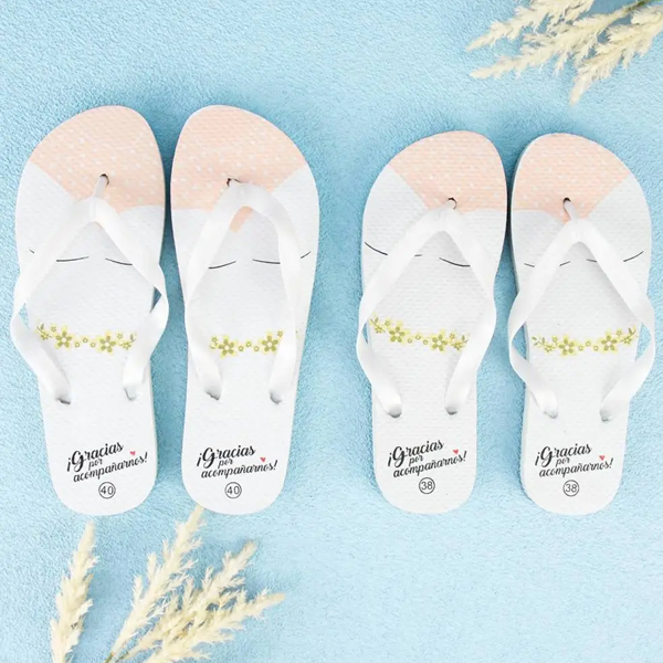 sandalia de playa publicitaria en allpublicidad