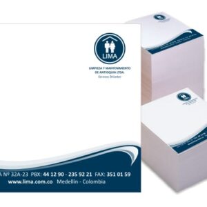 taco de papel personalizado en allpublicidad