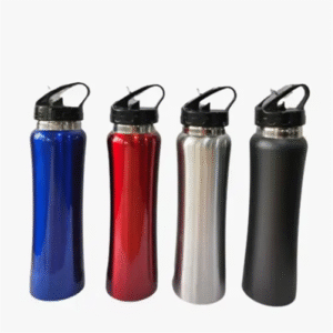 tomatodo de acero inoxidable de 750ml capacidad con tapa y cañita en colores variados
