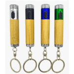 llavero linterna led bambu de colores