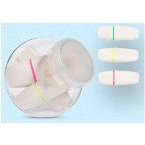 Resaltador pote en fibra de trigo con 3 resaltadores