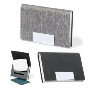 tarjetero metalico con cubierta de poliester en allpublicidad